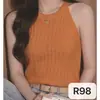 Top de punto sin mangas con cuello redondo estilo coreano para mujer, Nuevo chaleco fino de verano, Corte ajustado, Rejuvenecedor, Hermoso top, Directo de fábrica