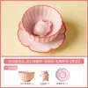 Soporte para Incienso de Aceite Pigmentado Cerámico de Horno Ru, Soporte para Palillos de Incienso de Sándalo, Bandeja para Incienso, Decoración de Quemador de Incienso para Interiores del Hogar