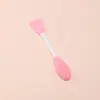 Cepillo de doble cara transfronterizo, silicona, para mascarilla facial de barro, limpieza de poros, salón de belleza, raspador manual, brocha para aplicar