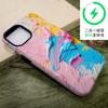 Popular en Tiktok Estilo Artístico Colorido Pintura al Óleo Funda de Teléfono de Doble Capa de Alta Gama para iPhone 15 para Apple 18Promax