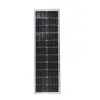 Perfil de aluminio integrado luz solar para exteriores luz de calle solar para patio accesorio de iluminación de ingeniería impermeable para exteriores