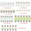 Kit combinado de LED para coche 42 Piezas T10 luz indicadora de posición luz de matrícula luz interior de puerta de doble punta