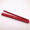 Venda Direta da Fábrica Régua de Madeira Vermelha Acessórios para Roupas Régua Vermelha Cem Filhos Mil Netos Régua Vermelha Feliz Casamento Suprimentos para Casamento