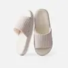 Pantuflas de Algodón y Lino para Hombre Primavera y Otoño Antideslizantes para Interiores Desodorantes de Tela para el Hogar Transpirables Sandalias de Lino para Cuatro Estaciones Hogar
