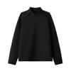 Sudadera de peso pesado con cremallera, patchwork, cuello alto medio para hombre, diseño de marca de moda de otoño, top chaqueta holgado de gran tamaño con estilo