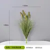Plantas Verdes Artificiais, Capim Rabo-de-Raposa, Lagartas, Juncos para Decoração Interna de Casa, Paisagismo de Jardim, Vitrines, Decorações de Shopping Centers e Exposições de Fábrica