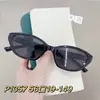 P1357 Gafas de Sol Cat-Eye Europeas y Americanas Transfronterizas Montura Pequeña Gama Alta Sombrilla Anti-UV Tendencia de Moda para Mujer Disparo Callejero