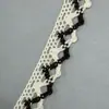 Hilo de Algodón Puro Encaje Hueco Tela Hecho a Mano DIY Decoración de Ropa Material de Encaje de Algodón Puro Accesorios para Coser Cortinas