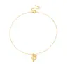 Elegante y de Moda Collar de Delfín con Circonita Estilo Coreano Ins Diseño de Nicho Cadena para Clavícula Acero de Titanio de Lujo Ligero Accesorio de Alta Gama para Mujeres