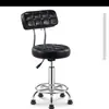 Silla giratoria elevable con ruedas silla de peluquería oficina estudio arte de uñas silla dental duradera cómoda.