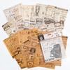 Mo Mo Doble Disfrute Material Retro Material de Fondo Papel Serie Colección Retro Creativo DIY Papel Material Decorativo 6