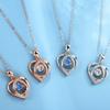Collar Amor Inteligente Plata Esterlina S925 Moda para Mujer Lujo Ligero Diseño Nicho Colgante en Forma de Corazón Regalo de San Valentín Joyería