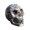 Venta al por mayor Tallado en Cristal Piedra Llama Tallados en Hueso Colección Artesanías Adornos Halloween Accesorios de Terror Calavera