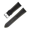 Adecuado para Samsung GearS3Ticwatch Huami Watch moto360 correa de reloj de cuero genuino delgada de liberación rápida