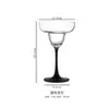 Copa de margarita rosa esmerilada, copa de cóctel, vaso mezclador de bar de alta estética, copa de martini alta creativa