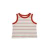 Chaleco Rayado Multicolor Dinámico Rítmico para Niñas Wulibu Delgado Color de Verano 2026 Bloques de Color Camisola Casual