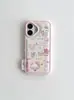 Popular Fofa Textura de Couro Kt Melody Adequado para Capa de Celular Apple 17Promax Iphone16 Desenho Animado 15 Coreano 14