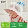 Chapéu Infantil Desenho Animado Fofo Chapéu de Sol para Meninos e Meninas Viagem ao Ar Livre Chapéu de Proteção Solar Aba Larga Proteção Respirável Chapéu de Pescador