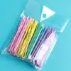 Pinza de una palabra negro pequeño pasador adulto flequillo lado de la cabeza pelo suelto pinza para el pelo pinza de pelo de acero tocado pinza para el pelo mujeres