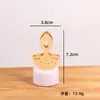 Lámpara de vela electrónica LED lámpara mágica lámpara de aceite lámpara de té pequeña luz nocturna lámpara de atmósfera de escritorio adornos cadena de luces de hierro