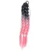 Comércio Exterior Transfronteiriço Lanterna Colorida Gradiente Trança Moda Feminina Estilo de Rua Peruca Longa de Rabo de Cavalo Trançada à Mão