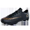Novedad Zapatillas de Fútbol de Caña Alta Césped Artificial Hombres Suela Plana Césped Entrenamiento Calzado Deportivo para Niños y Adolescentes