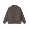 Mtlclothes Ropa para Hombre Versátil Simple Solapa Cremallera Cárdigan Corto Casual Ropa de Trabajo Chaqueta de Plumas Moderna