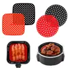 Freidora de aire transfronteriza Sartén de silicona para hornear Esterilla de silicona para freidora de aire Sartén para hornear Horno con freidora de aire Placa de silicona