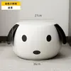 Taburete Pequeño para Uso Doméstico, Taburete Bajo para Niños, Taburete Pequeño de Dibujos Animados Lindo, Taburete Simple tipo Sofá para Sala de Estar, Taburete para Cambiar Zapatos, Taburete para Sentarse, Taburete Redondo
