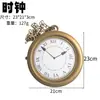 Reloj Grande de Plástico Imitación Transfronterizo Accesorios de Disfraz de Pascua Cosplay Accesorios Vintage Reloj de Imitación Vintage