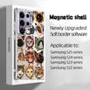 Venta Directa de Fábrica Estilo Coreano Estilo Ins Múltiples Cabezas Avatar de Gato Funda de Teléfono Transparente Magnética Samsungs26Magsafe
