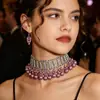 Nuevo Conjunto de Collar y Pendientes de Moda Bohemio Retro Estilo Étnico del Sudeste Asiático con Perlas del Fabricante