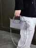 Otoño e Invierno 2025 Nuevo Bolso de Mano Tipo Dumpling de Piel de Vaca Gamuzada de Primera Capa Bolso Cruzado Versátil para Viajes Fábrica de Bolsos de Piel Genuina