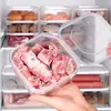 Caixa de Armazenamento de Carne Congelada para Geladeira, Caixa Sub para Carne Congelada Rápida de Grau Alimentício, Caixa de Armazenamento de Conservação Empilhável