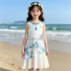 Ropa Infantil Tie-Dye Verano Nuevo Hecho a Mano Tie-Dye Teñido con Plantas Faldas con Tirantes para Niños y Niñas Ropa Étnica de Viaje Venta al por Mayor
