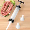 Enemator manual grande herramienta de llenado de salchichas para el hogar máquina de salchichas hecha a mano máquina de enema