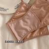 Jue Zi Encaje ~ Panties Japoneses Sexy de Satén para Mujer de Cintura Baja con Cruz Hueca Transpirables de Algodón Puro