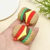 Expresión Artificial Creativa Papas Fritas Hamburguesa Juguete de Comida Colgante Hecho a Mano DIY Cadena para Teléfono Móvil Llavero Regalo para Evento