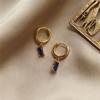 Aretes de Zircón de Moda Europeos y Americanos Cobre Chapado en Oro Real Conservación del Color Aretes Personalizados Aretes de Venta Caliente Transfronterizos Aretes
