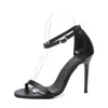 Sandalias de tacón alto para mujer, frescas y elegantes, colección 2026, minimalistas y versátiles, con un tacón esbelto, un diseño sexy de una sola tira y un look de moda popular entre las influencers