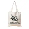 Bolsa de Lona, Bolsa de Lona para Estudiantes, Bolsa para Tutorías, Bolsa Tote con Logo, Bolsa Blanca Hecha a Medida, Bolsa de Algodón para Almacenamiento, Gran Capacidad Hecha a Medida