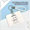 Porta-Cartão Horizontal Divertido de Filhote de Cachorro Cartão de Refeição Estudantil do Campus Cartão de Acesso Bolsa Capa Protetora para Cartão de Retirada de Criança Pequena e Idoso