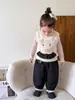 Novedades el 31.08) Chaleco de terciopelo de visón para niña, prenda exterior para otoño, nuevos tops para niños, ropa de bebé