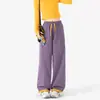 Pantalones casuales Dopamine de softshell para exteriores, diseño de pierna recta, efecto adelgazante, versátiles, nueva colección de otoño, marca de moda, elegantes pantalones largos de retazos