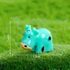 Musgo Transfronteiriço Micro-paisagem Criativo Fofo Mini Vaquinha Jardinagem DIY Acessórios de Decoração Micro Miniaturas