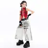 Disfraces de Jazz para Niñas Conjunto de Pantalones de Longitud Media con Degradado Moderno y Elegante para Actuaciones Escénicas Infantiles