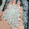 Ágata Blanca Natural de Liangshan Calcedonia Alto Hielo Lichi Congelado Separador Cuenta a Granel Junta Pulsera DIY con Cuentas Producto Semi-terminado
