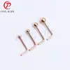 Mini barra en L nueva de acero inoxidable Pengjie con piercing de bola para joyería