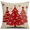 2026 Nueva Funda de Cojín Navideño Impresión Digital Almohada Transfronteriza Tema Navideño Almohada Cojín de Sofá