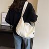 Estilo japonês impermeável nylon casual saco de pano de um ombro para mulheres novo design sentido nicho grande capacidade commuter lona saco tote